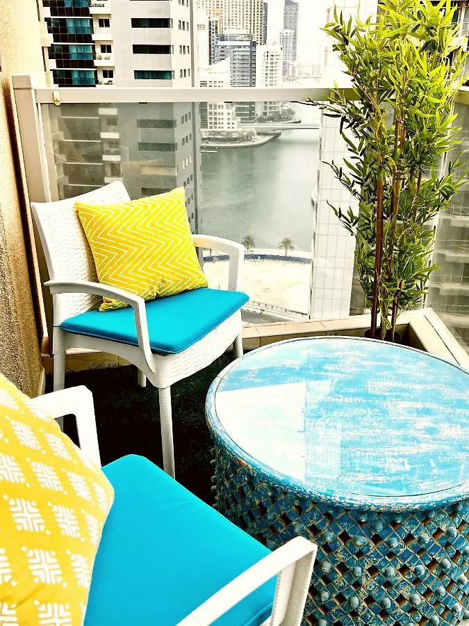 Newly Renovated Marina & Sea View Family Condo Dubai Apartment